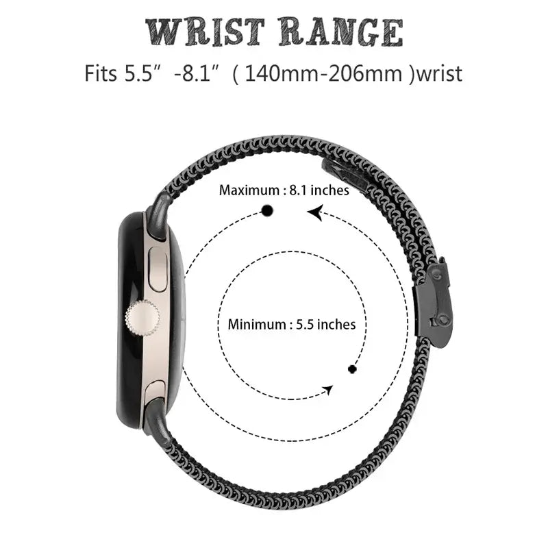RVS Smartwatch Polsband voor Google Pixel - Stijlvol Metalen Horloge Bandje Verstelbaar Comfortabel Elegant