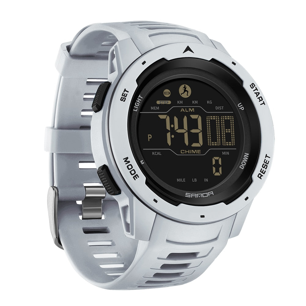 Digitaal Sporthorloge met Stappenteller - Waterbestendig Outdoorhorloge 5 Bar Waterdicht