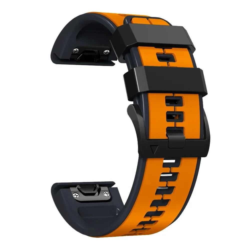 Siliconen Horlogeband met Snelsluiting 22mm 26mm Smartwatch Polsband Sportarmband Comfortabel Waterbestendig