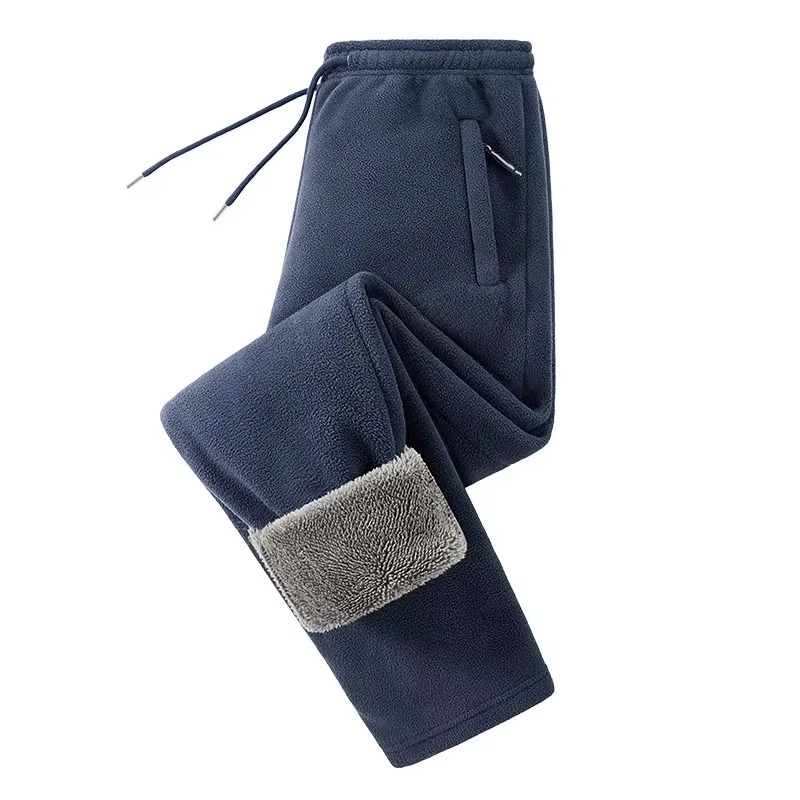 Thermische Sherpa Fleece Broek Heren Winterbroek Gevoerd Warme Vrijetijdsbroek Outdoor Wandelen Camping
