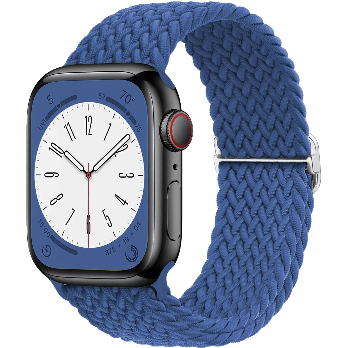 Elastische Gevlochten Smartwatch Bandje Nylon 38mm-49mm Verstelbaar Ademend Sportband voor Apple Watch