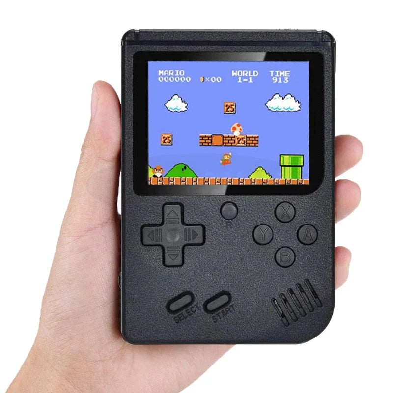 Retro Draagbare Spelconsole met 400 Klassieke Games - 3 Inch LCD Scherm & TV Aansluiting