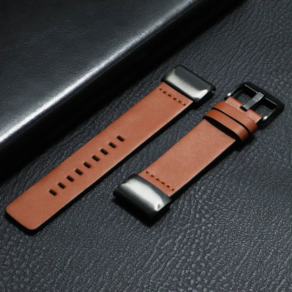 Leren Horlogeband met Snelsluiting 20mm 22mm 26mm Smartwatch Polsband Unisex Bruin Zwart Blauw Verstelbaar