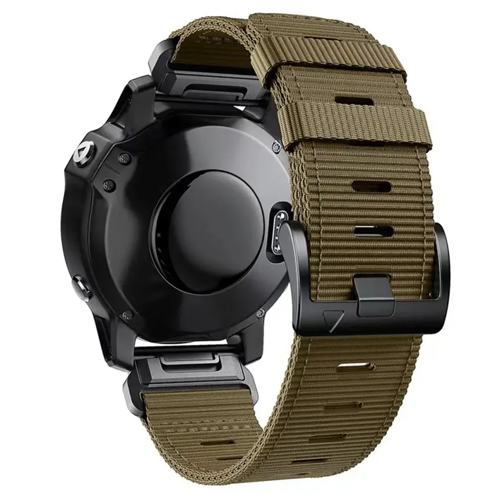 Tactiele Nylon Horlogeband QuickFit 22mm 26mm Smartwatch Vervanging Sport Outdoor Polsband Ademend Comfortabel