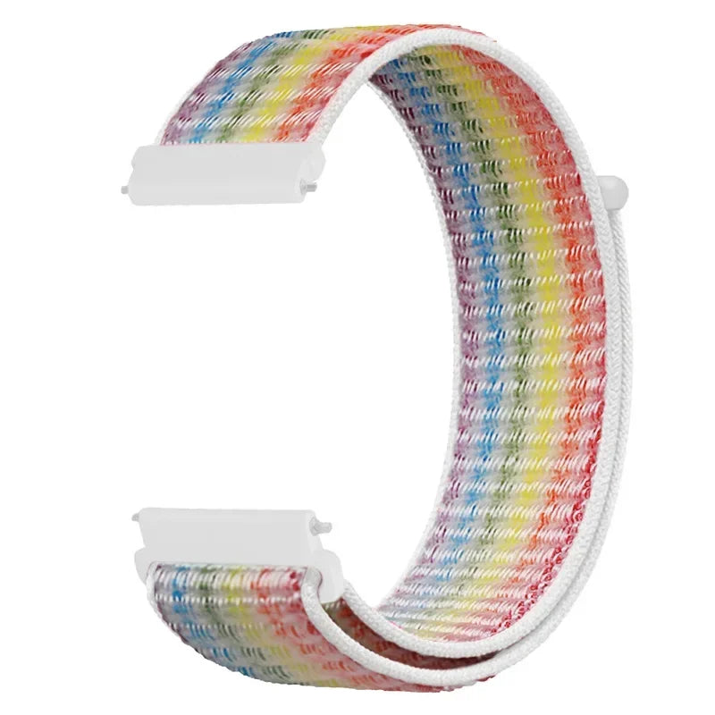 Verstelbare Nylon Sportband voor Smartwatch 20mm 22mm Ademend Polsband Sporthorloge Lichtgewicht Fitness