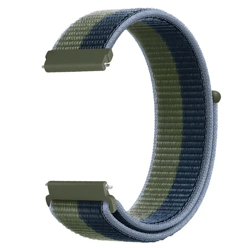 Verstelbare Nylon Sportband voor Smartwatch 20mm 22mm Ademend Polsband Sporthorloge Lichtgewicht Fitness