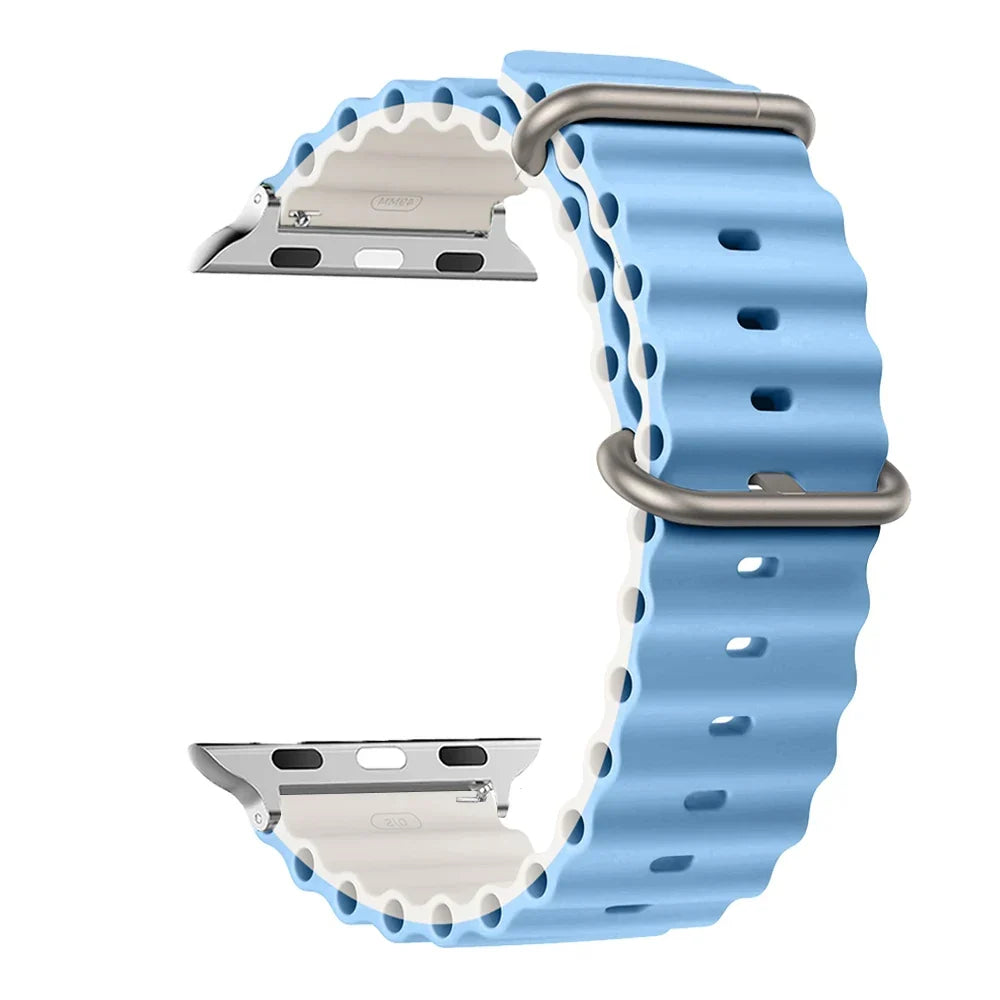 Siliconen Smartwatch Bandje Waterbestendig Ademend Unisex Horlogeband Sportarmband Vervangingsband Polsband