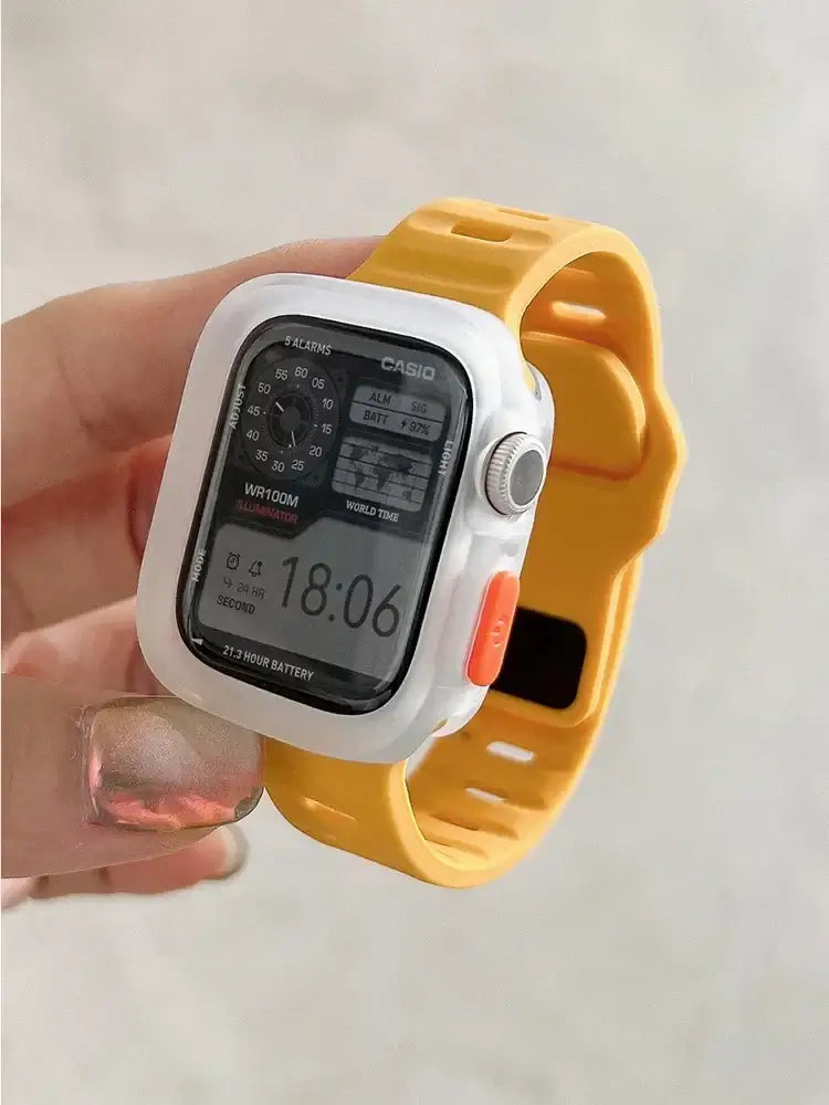 Siliconen Smartwatch Bandje Flexibel Comfortabel met Snelsluiting Sportarmband 38-49mm Universeel Vervanging