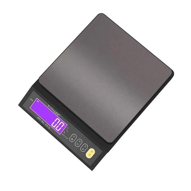 Digitale Keukenweegschaal RVS Waterdicht 10kg Precisie Bakken Koken Portioneren Oplaadbaar LCD Display