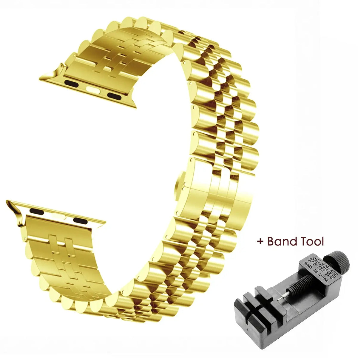 Roestvrijstalen Smartwatch Bandje Verstelbaar Metalen Polsband Universeel Elegant Design Horlogeband