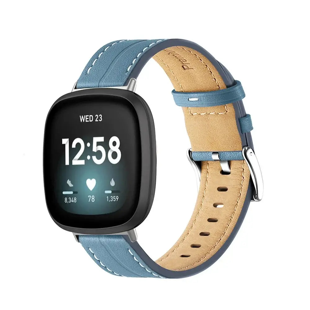 Lederen Smartwatch Bandje Verstelbaar Polshorloge Band Leer Premium Stijlvol Vervangingsbandje Accessoire