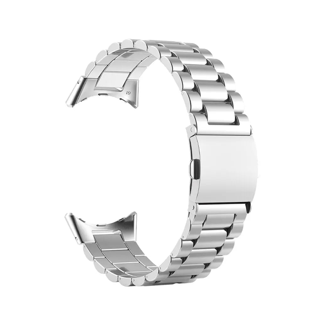 Roestvrijstalen Horlogeband Voor Smartwatch 41mm 45mm Premium Metalen Bandje Verstelbaar Stijlvol Polsband