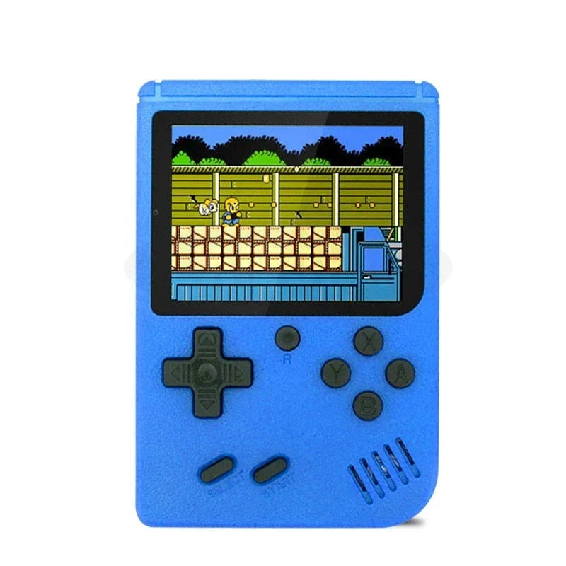 Retro Handheld Spelcomputer met 400 Klassieke Games - Oplaadbaar met TV-Aansluiting - 3 Inch Scherm - Zwart, Wit, Rood, Blauw, Geel