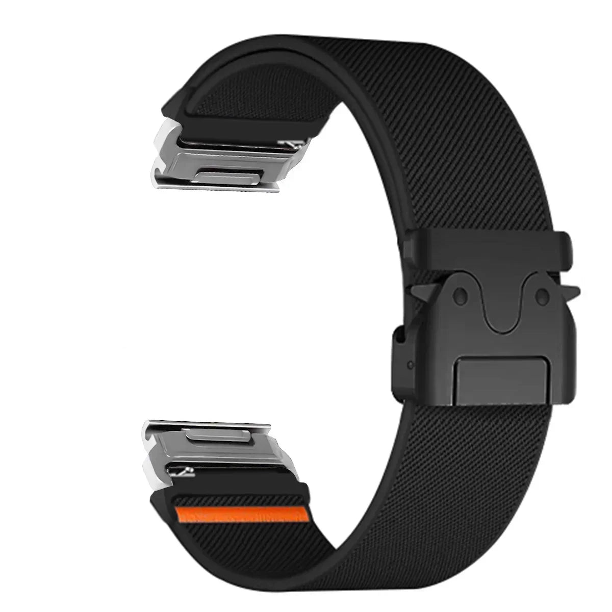 Nylon Smartwatch Bandje 22-26mm Militair Design Verstelbaar Unisex Polsband Sportief Universeel Compatibel