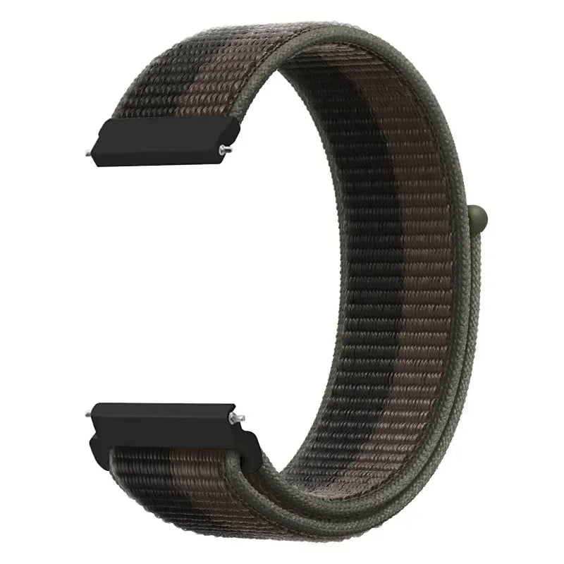 Verstelbare Nylon Sportband voor Smartwatch 20mm 22mm Ademend Polsband Sporthorloge Lichtgewicht Fitness