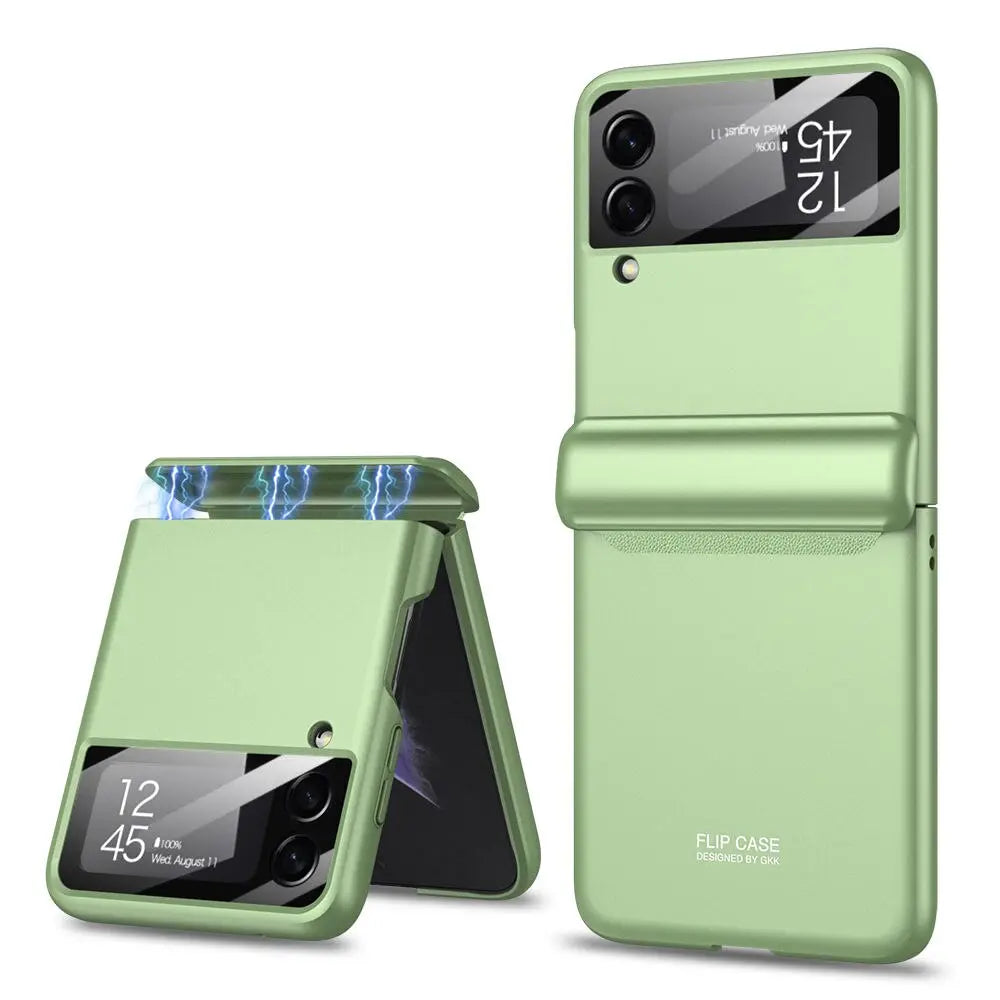 Beschermhoes Samsung Galaxy Z Flip 4 met Draadloos Laden Valbestendig Flexibel Design Duurzame Telefoonhoes