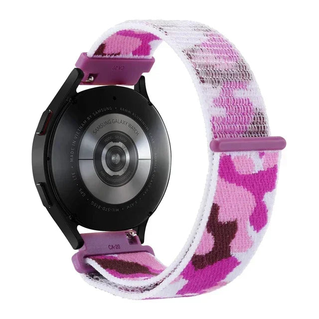 Verstelbare Nylon Sportband voor Smartwatch 20mm 22mm Ademend Polsband Sporthorloge Lichtgewicht Fitness