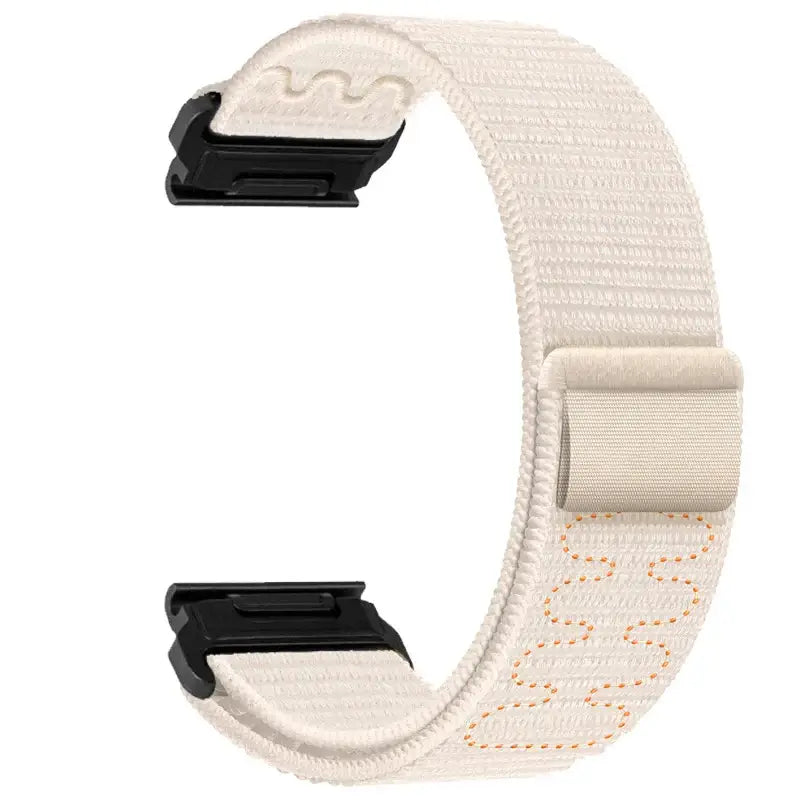 Verstelbare Nylon Sportband voor Smartwatch - Ademend Klittenband Polsbandje 20mm 22mm 26mm Fitnesstracker