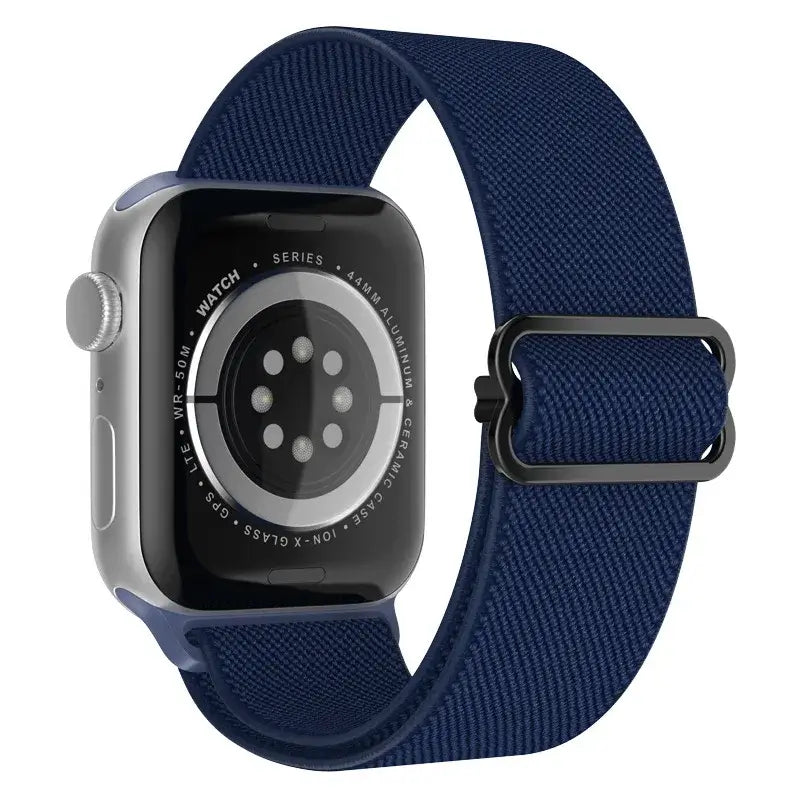 Elastische Nylon Smartwatchband Verwisselbaar Polsbandje Comfortabel Duurzaam Design Sportief Actief
