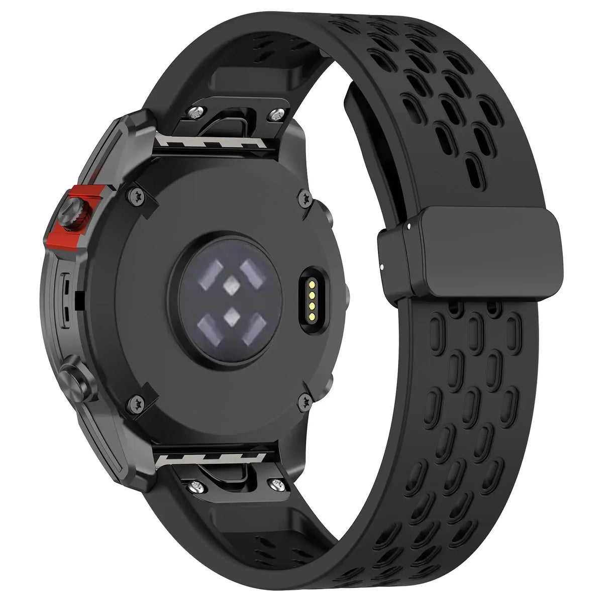 Siliconen Smartwatchband Ademend QuickFit Sport Polsband Vervanging 20mm 22mm 26mm Horloge Accessoire