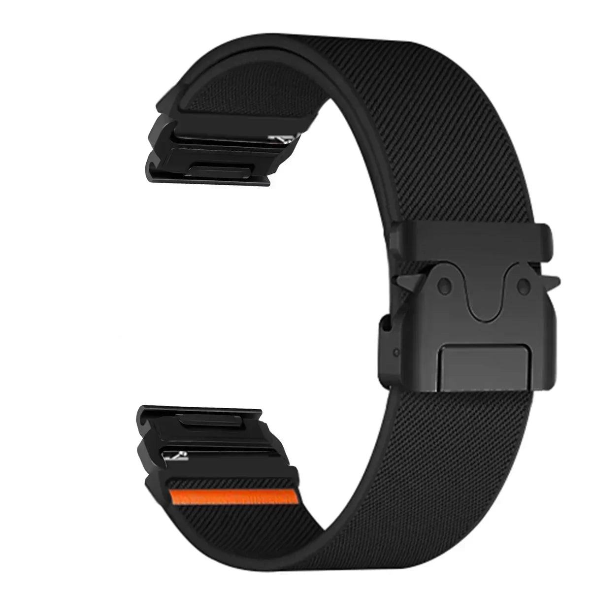 Nylon Smartwatch Bandje 22-26mm Militair Design Verstelbaar Unisex Polsband Sportief Universeel Compatibel