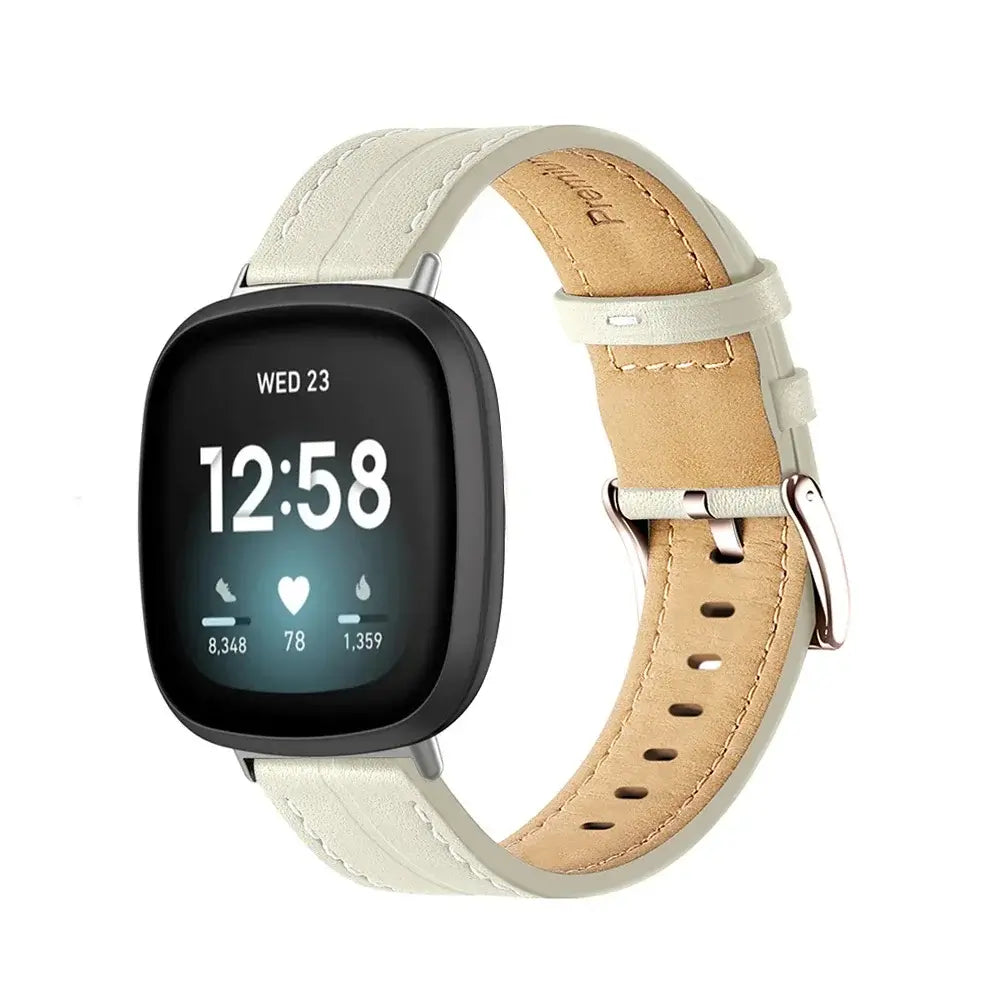 Lederen Smartwatch Bandje Verstelbaar Polshorloge Band Leer Premium Stijlvol Vervangingsbandje Accessoire