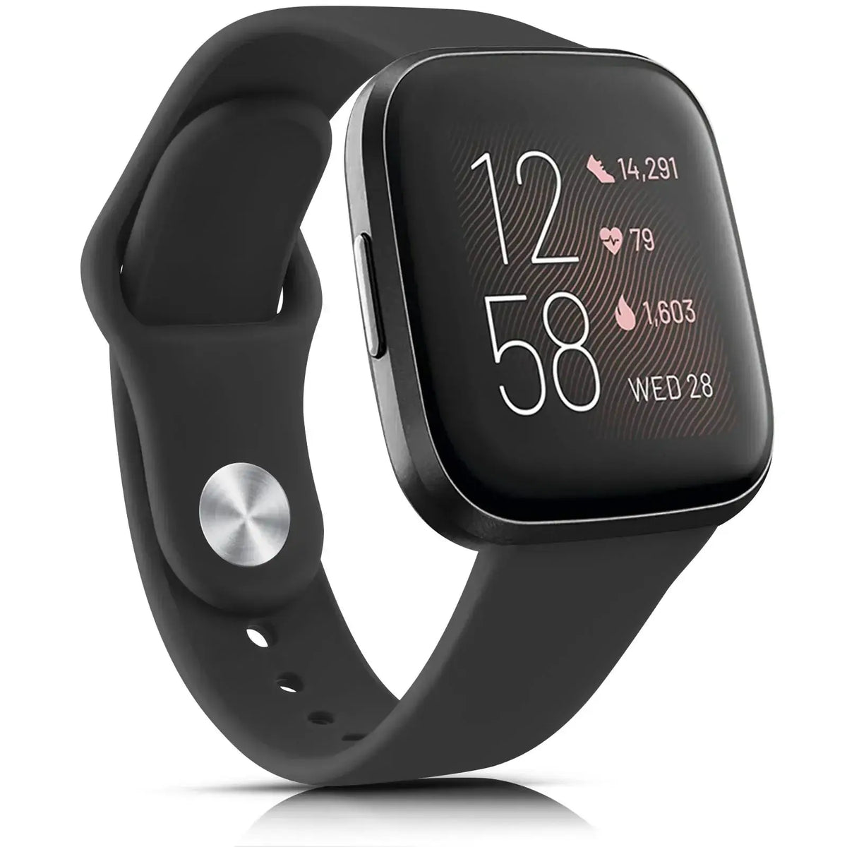 Siliconen Smartwatch Band Waterbestendig Verstelbaar Sporthorloge Polsbandje Fitbit Compatibel Actief