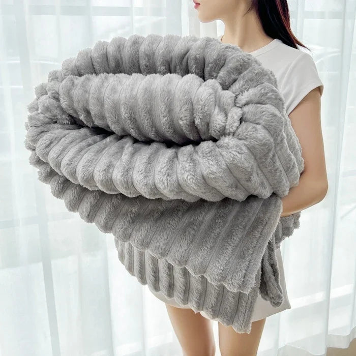 Flanellen Dekbedovertrek 240x220 cm | Zacht Fleece & Dubbelzijdig | Luxe Hotelcomfort