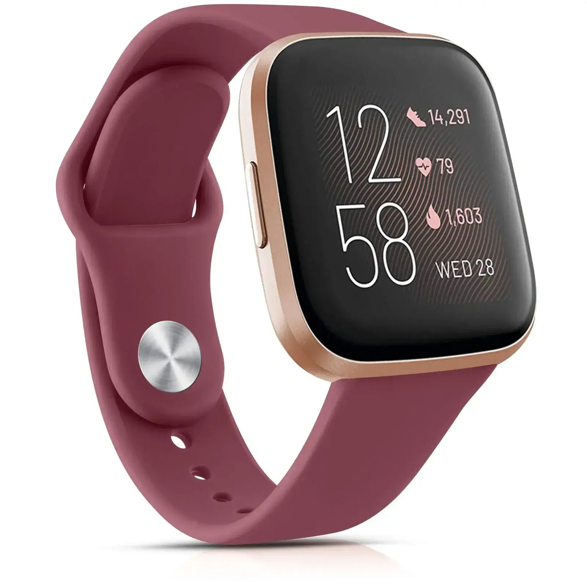 Siliconen Smartwatch Band Waterbestendig Verstelbaar Sporthorloge Polsbandje Fitbit Compatibel Actief