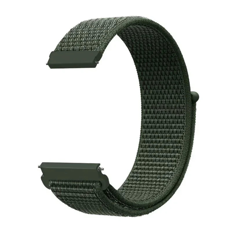 Verstelbare Nylon Sportband voor Smartwatch 20mm 22mm Ademend Polsband Sporthorloge Lichtgewicht Fitness