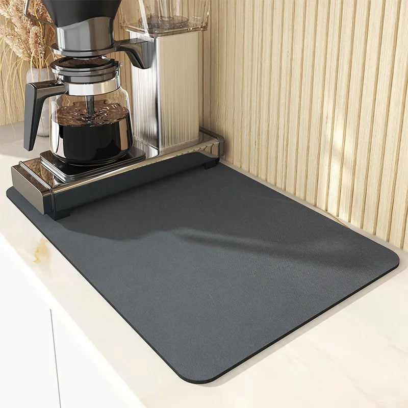 Absorberende Keukenmat Antislip 50x60cm Microvezel Sneldrogend Wasbaar Hygiënisch Vloerkleed Aanrecht