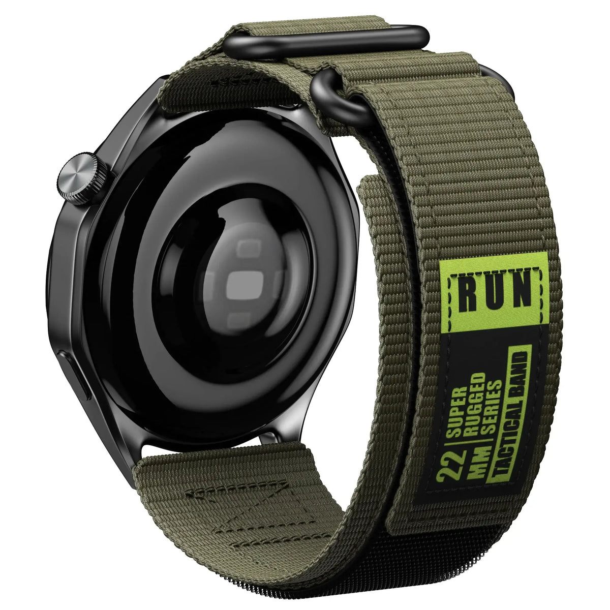Smartwatch Bandje Nylon met Klittenband Verstelbaar 20mm 22mm Sportief Ademend Polsband voor Hardlopen Fitness