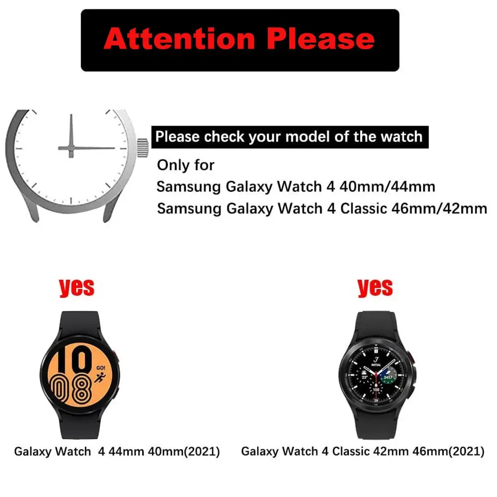 Premium Horlogeband Roestvrij Staal Leder Galaxy Watch 5 40mm 44mm 45mm Pro Verstelbaar Verwisselbaar Polsband