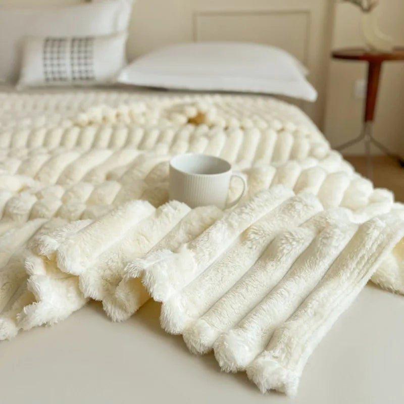 Flanellen Dekbedovertrek 240x220 cm | Zacht Fleece & Dubbelzijdig | Luxe Hotelcomfort