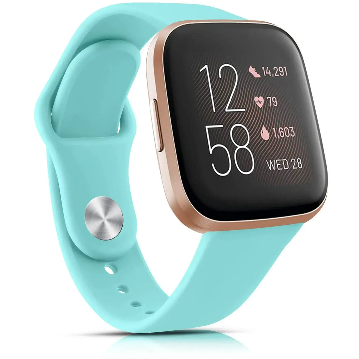 Siliconen Smartwatch Band Waterbestendig Verstelbaar Sporthorloge Polsbandje Fitbit Compatibel Actief