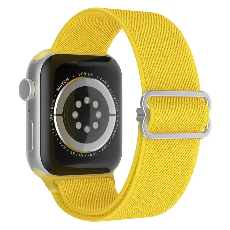 Elastische Nylon Smartwatchband Verwisselbaar Polsbandje Comfortabel Duurzaam Design Sportief Actief