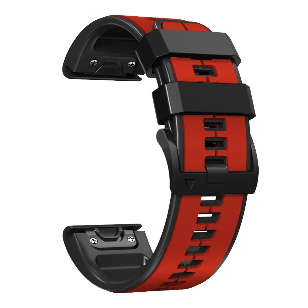 Siliconen Horlogeband met Snelsluiting 22mm 26mm Smartwatch Polsband Sportarmband Comfortabel Waterbestendig