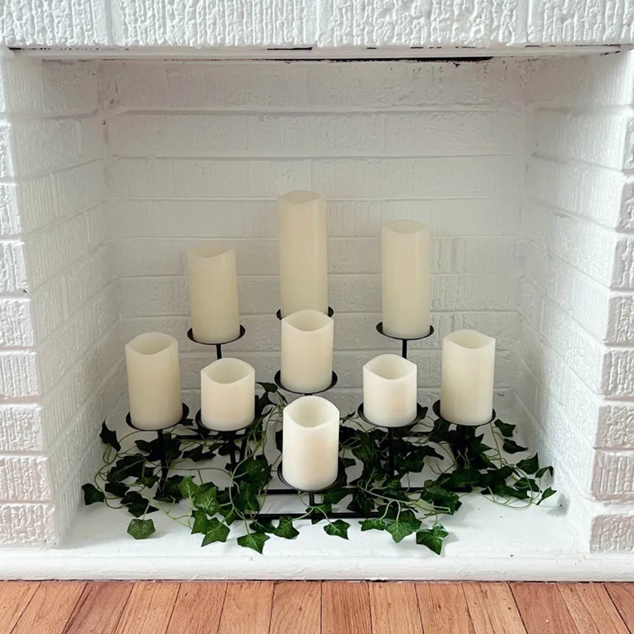 LED Kaarsen zonder Vlam | Veilig Sfeerlicht met Druppeleffect | Batterij LED Kaarsen | Warme Sfeerverlichting | Decoratieve Kaarsen | Vlamloze Kaarsen | Veilige Sfeerverlichting | Realistische Kandelaar | Woonkamer Sfeerlicht