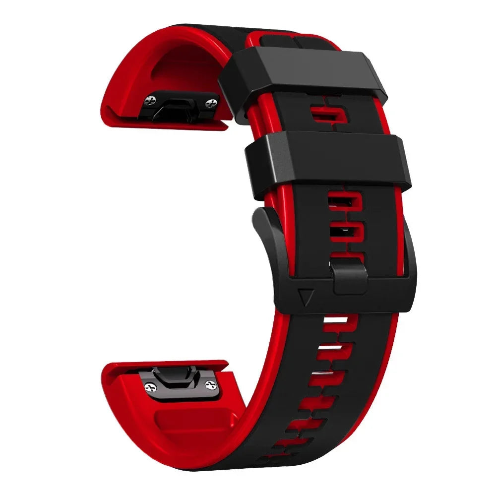 Siliconen Horlogeband met Snelsluiting 22mm 26mm Smartwatch Polsband Sportarmband Comfortabel Waterbestendig
