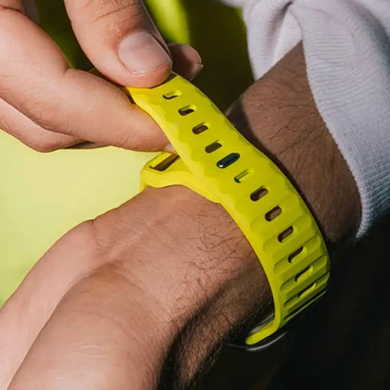 Siliconen Smartwatch Bandje Zachte Pasvorm Verstelbaar Waterdicht Sport Casual Dagelijks Gebruik Horloge