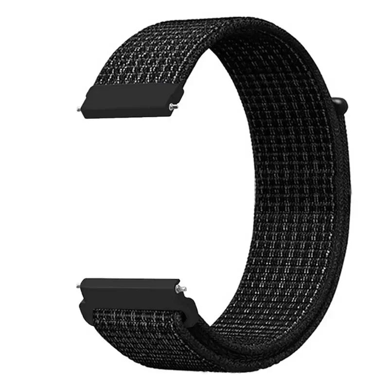 Verstelbare Nylon Sportband voor Smartwatch 20mm 22mm Ademend Polsband Sporthorloge Lichtgewicht Fitness