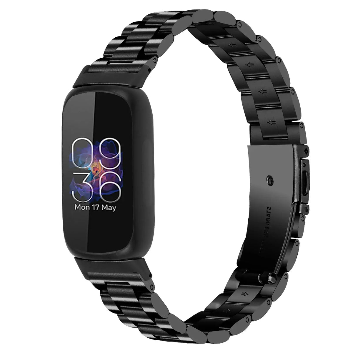 RVS Smartwatch Bandje Metalen Schakelband Verstelbaar Polshorloge Armband Sporthorloge Accessoire Stijlvol