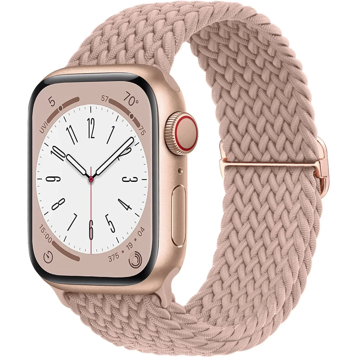 Elastische Gevlochten Smartwatch Bandje Nylon 38mm-49mm Verstelbaar Ademend Sportband voor Apple Watch