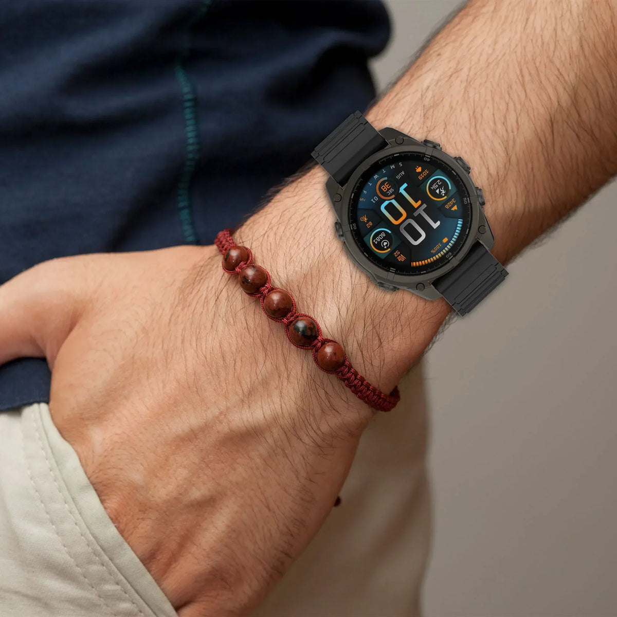 Magnetische Siliconen Smartwatch Band 20mm 22mm 26mm Verstelbaar Sportarmband Waterdicht Comfortabel Horloge