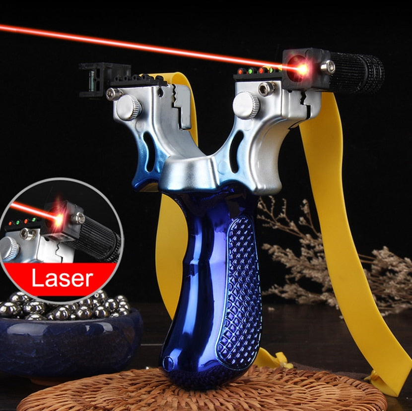 Slingshot Metaal met Laser Verstelbaar Handvat Camping