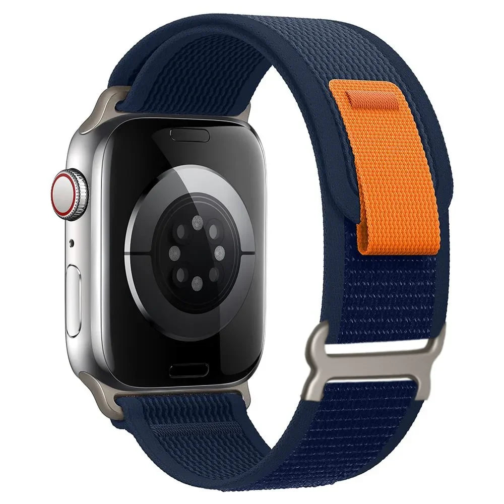 Nylon Smartwatchband Trail Loop - Verstelbaar Sportbandje met Duurzame Gesp - Veelkleurig Polsband Actief