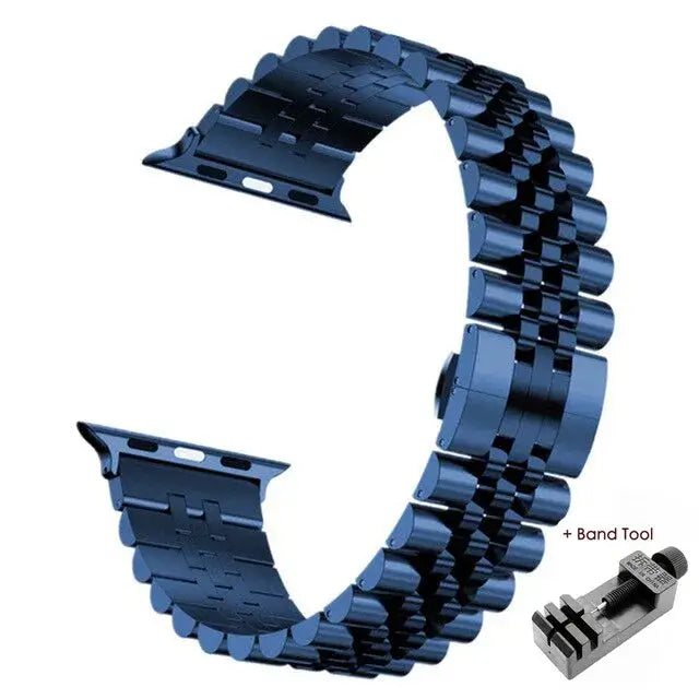 Roestvrijstalen Smartwatch Bandje Verstelbaar Metalen Polsband Universeel Elegant Design Horlogeband