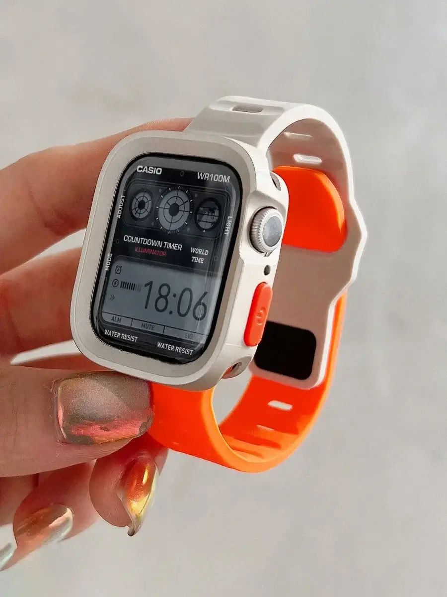 Siliconen Smartwatch Bandje Flexibel Comfortabel met Snelsluiting Sportarmband 38-49mm Universeel Vervanging