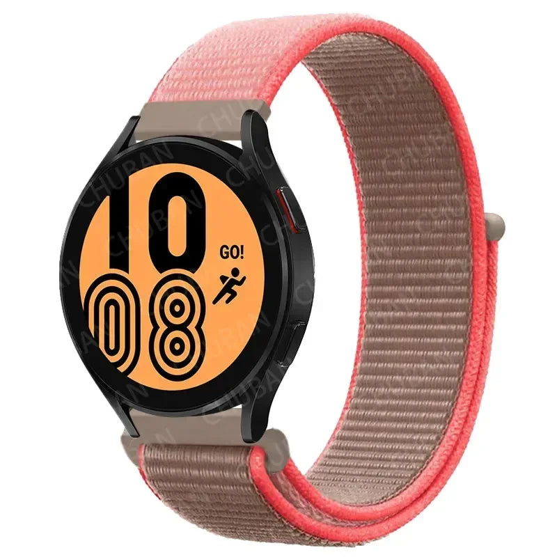 Nylon Sportband Smartwatch 20mm 22mm Ademend Lichtgewicht Loop Polsband Verstelbaar Training Fitness