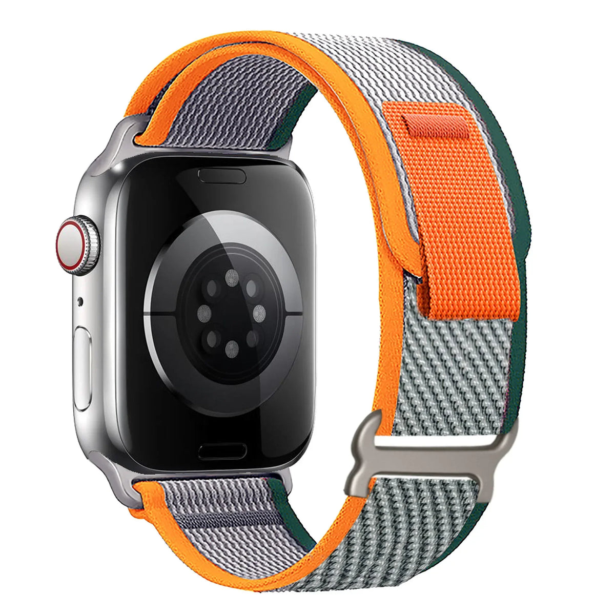 Nylon Smartwatchband Trail Loop - Verstelbaar Sportbandje met Duurzame Gesp - Veelkleurig Polsband Actief